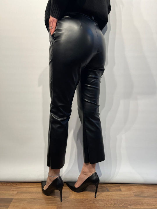 Damen Stoff Hose Black