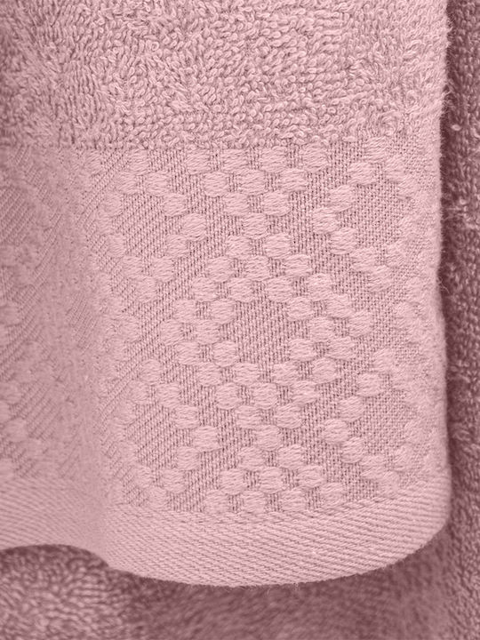 Lino Home Bath Towel Set 3pcs Serapha Coral Weight 450gr/m²