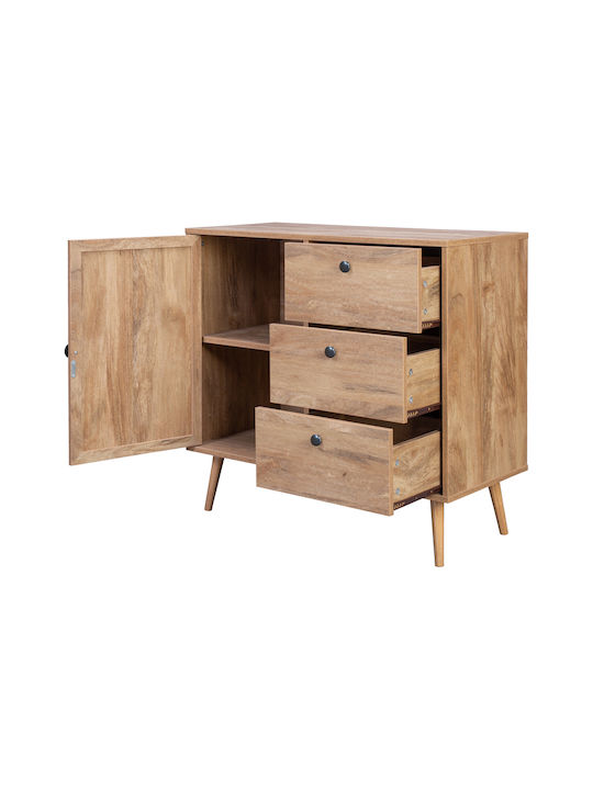 Sideboard Oslo made of Wood with Drawers Sonoma Shade 85x39x79cm