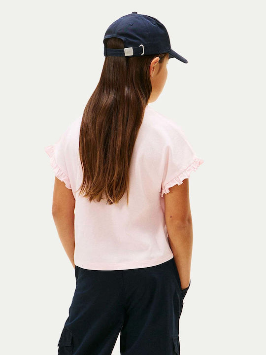 Kids Top Short-sleeved Pink