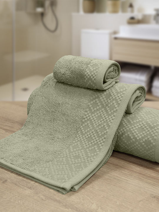 Lino Home Bath Towel Set 3pcs Serapha Lemon Weight 450gr/m²