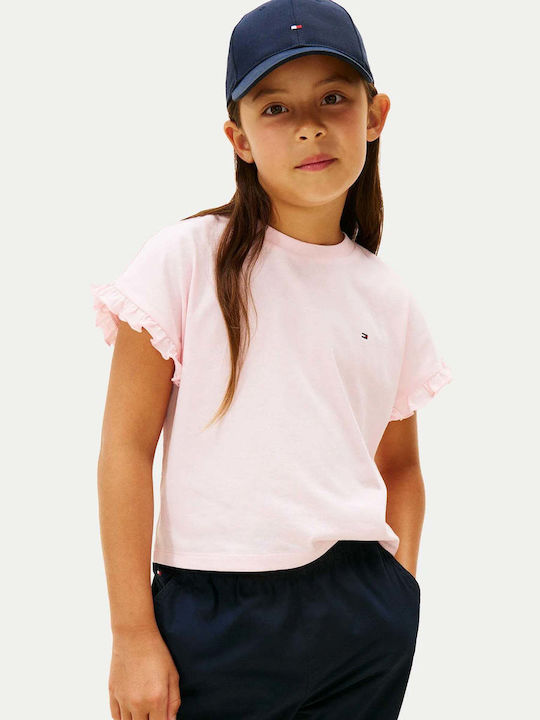 Kids Top Short-sleeved Pink