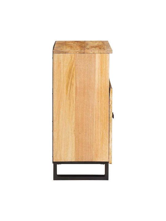 Sideboard made of Wood Coffee 60x33.5x75cm