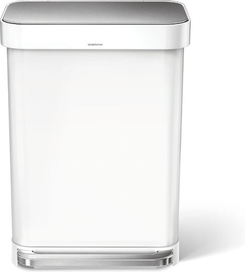 Simplehuman Abfalleimer Abfall aus Edelstahl mit Pedal 55Es 1Stück