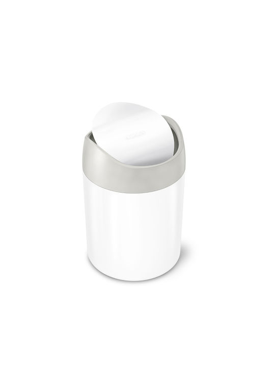 Simplehuman Κάδος Απορριμμάτων Πλαστικός Καφέ 1.5lt