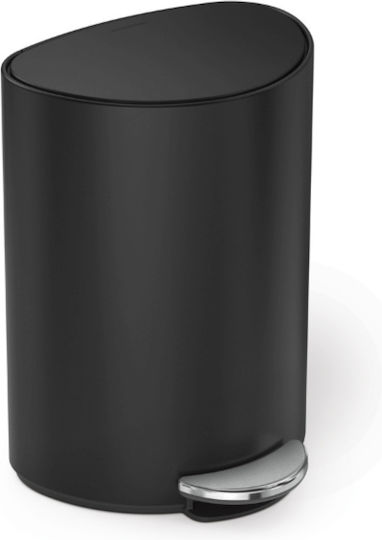 Simplehuman Abfalleimer Abfall Metallisch mit Pedal 6Es 1Stück