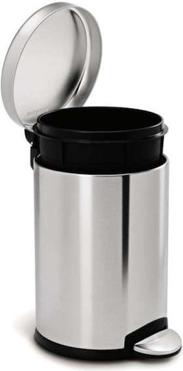 Simplehuman Simplehuman Metallischer Mülleimer mit Pedal 4,5lt