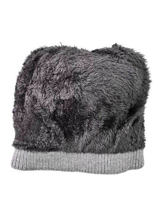 Frauen Set mit Beanie Gestrickt in Weiß Farbe