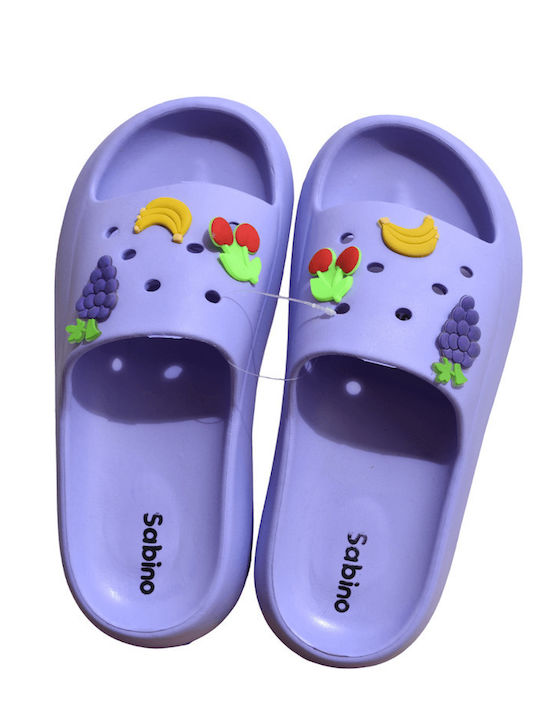 Frauen Flip Flops in Lila Farbe