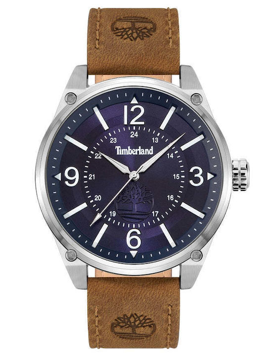 Timberland Ρολόι Μπαταρίας με Δερμάτινο Λουράκι