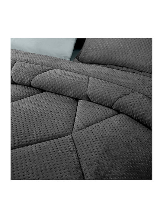 Saint Clair Duvet Cover Queen 220x240cm Carbon 660 GSMGsm