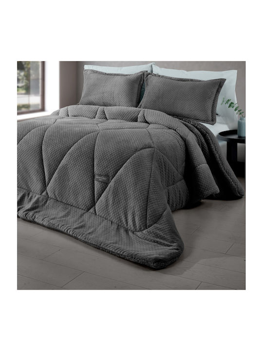 Saint Clair Duvet Cover Queen 220x240cm Carbon 660 GSMGsm