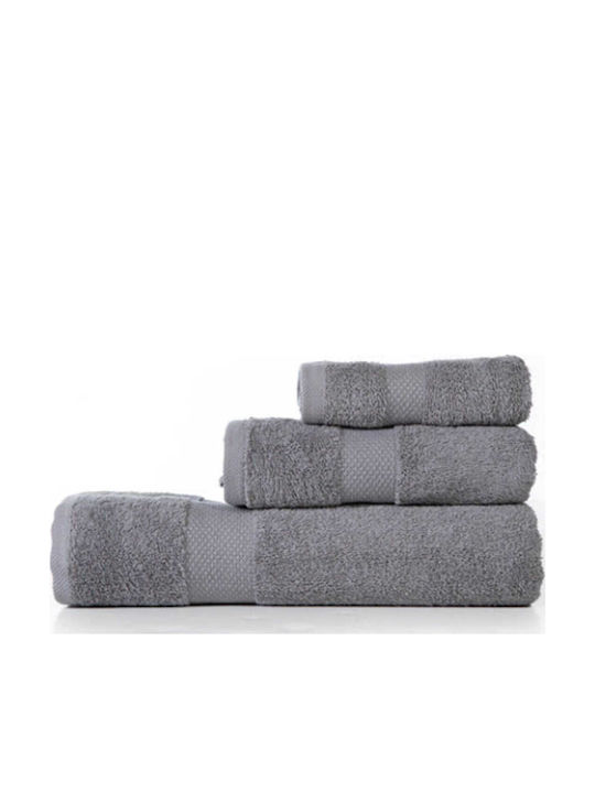 Nef-Nef Homeware Facecloth Delight 50x90cm Grey Weight 500gr/m²