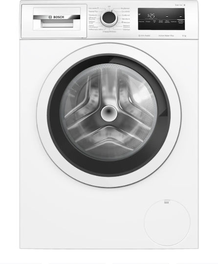 Bosch Πλυντήριο Ρούχων 8kg με Τεχνολογία Ατμού 1400 Στροφών Active Water Plus WAN28285GR