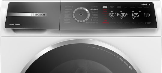Bosch Waschmaschine 9kg mit Dampftechnologie 1400 Umdrehungen Bügeleisenhilfe WGB24459GR