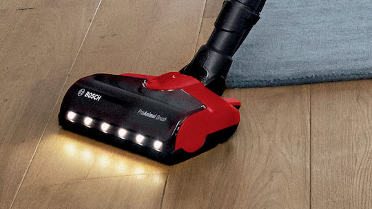 Bosch Unlimited 7 ProAnimal Прахосмукачка 2 в 1 Stick & Ръчна Червено