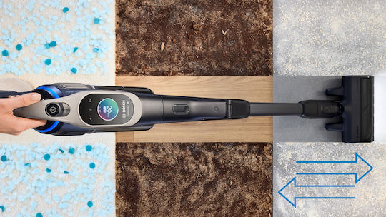 Bosch Unlimited 10 Reîncărcabilă Aspirator 2 în 1 Stick & De Mână 18V Neagră