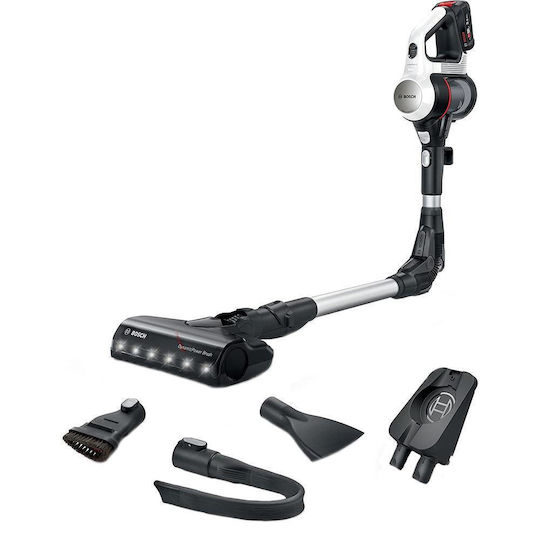 Bosch Unlimited 7 Επαναφορτιζόμενη Σκούπα 2 σε 1 Stick & Χειρός 18V White