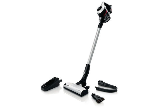 Bosch Unlimited Επαναφορτιζόμενη Σκούπα 2 σε 1 Stick & Χειρός 18V Ασημί