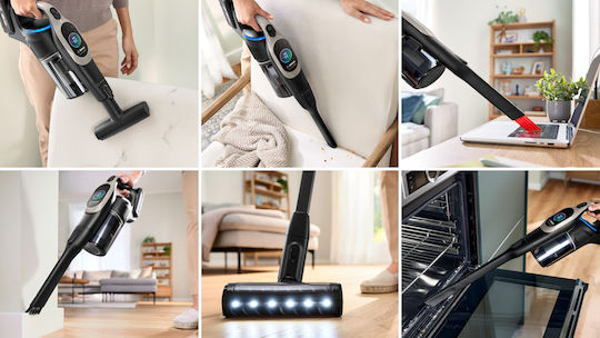 Bosch Unlimited 10 Reîncărcabilă Aspirator 2 în 1 Stick & De Mână 18V Neagră