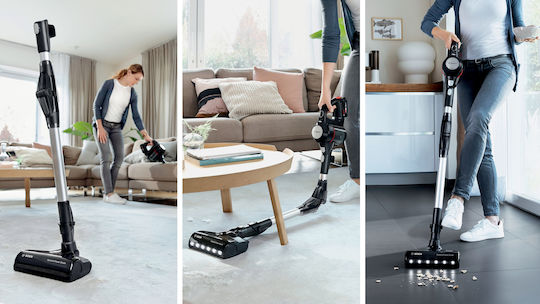 Bosch Unlimited 7 Wiederaufladbar Stielstaubsauger 18V Weiß