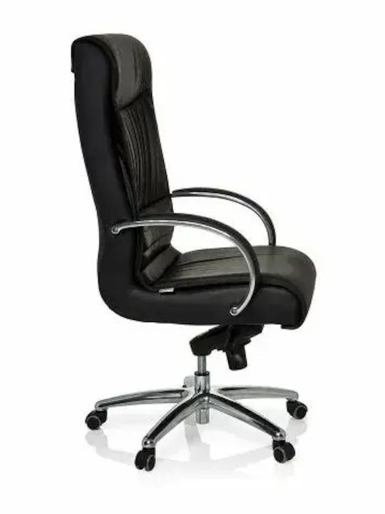Hjh Оffice Xxl F400 Директорски Офис Стол с Наклон Черен