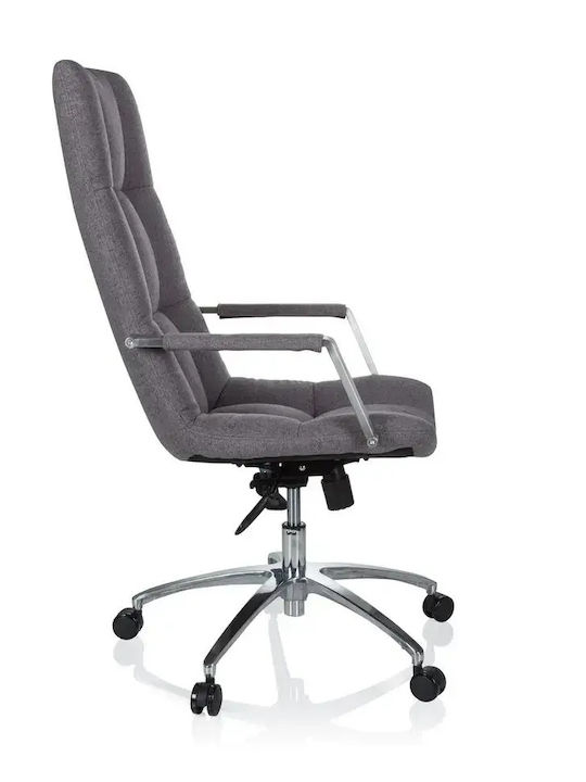 Hjh Оffice Reclining Office Chair with Fixed Arms Gray