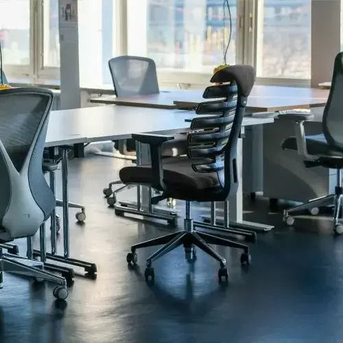 ERGOhome Ergo Line Ii Καρέκλα Γραφείου με Ρυθμιζόμενα Μπράτσα Black