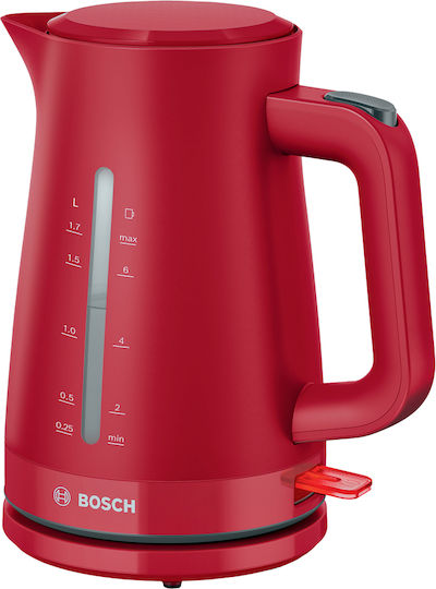 Bosch MyMoment Βραστήρας 1.7lt 2400W Κόκκινος