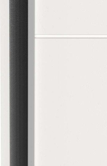 Doppeltür Kleiderschrank Schieben Kawen White 116.5x60x203cm