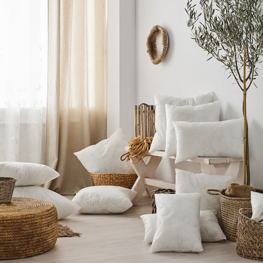 Gofis Home Γέμισμα Μαξιλαριών 912 Λευκό 50x50εκ.