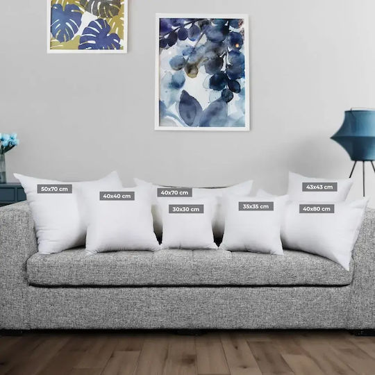 Utopia Γέμισμα White 2τμχ 40x40εκ.