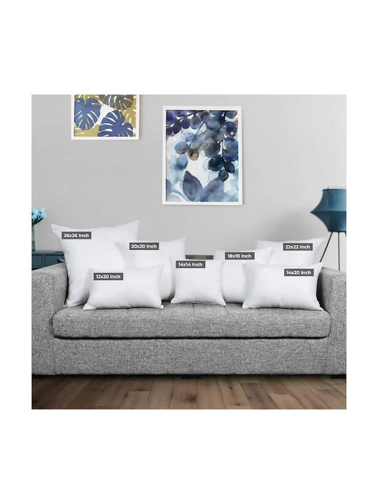 Utopia Γέμισμα Μαξιλαριών από 100% Βαμβάκι White 60x60εκ.