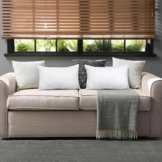 Utopia Γέμισμα Μαξιλαριών από 100% Βαμβάκι White 40x40εκ.