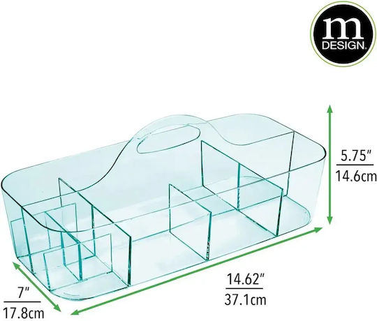 Mdesign Θήκη Οργάνωσης Πλαστική Μπλε 6957326833284