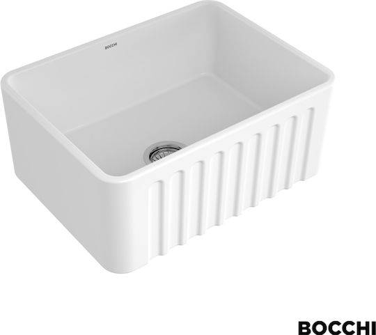 Bocchi Vessel Sink Porcelain W61xD46.5cm White