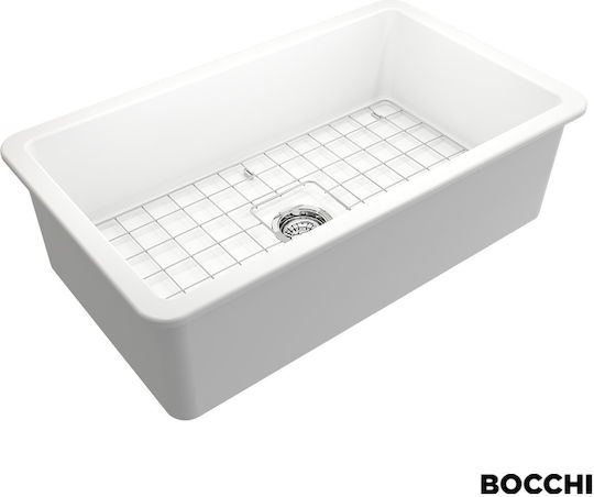Bocchi 1362 118-1362-301 Поддръжка Мивка Порцеланов Ш81xД48см Бял