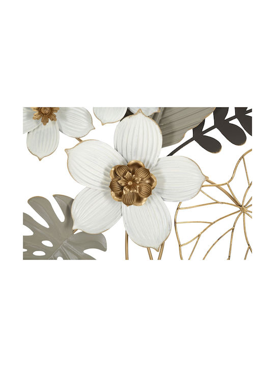 Mauro F Wall Decor Black Made of Metal 96.5x4x71cm