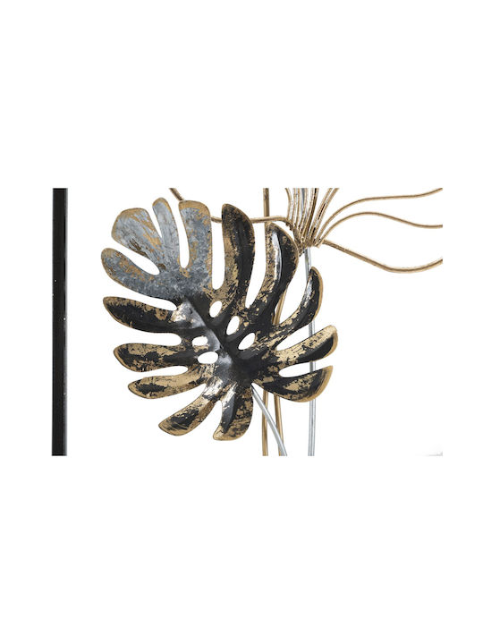 Mauro F Wall Decor Black Made of Metal 74x3x28.5cm