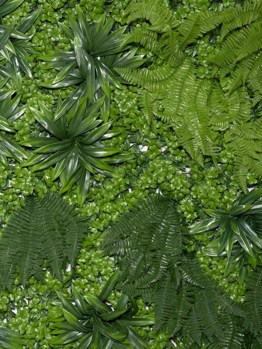 Supergreens Συνθετικό Πάνελ Φυλλωσιάς Τριφύλλι Φτέρη Lucky 1x1m