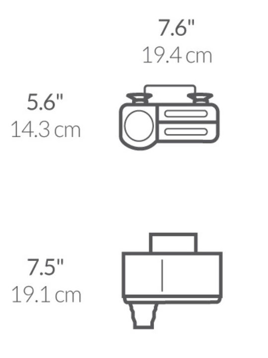 Simplehuman Organizer für die Küchenspüle aus Metall