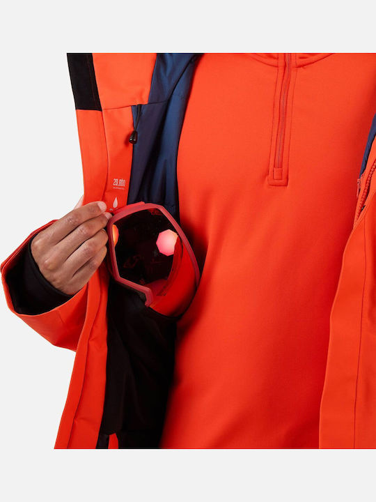 Rossignol I-008617-1934 Ανδρικό Μπουφάν για Σκι & Snowboard Πορτοκαλί
