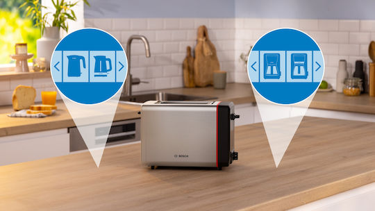 Bosch Prăjitor de pâine 2 sloturi 970W Inox
