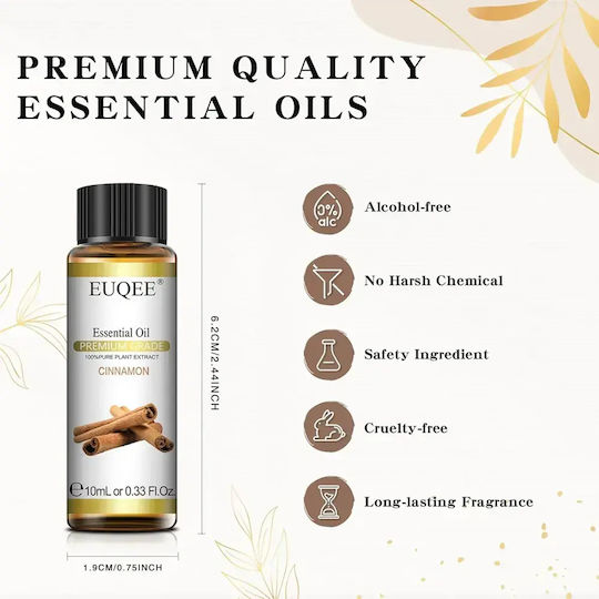 Essential Oil Euqee *16040-3 Dc Cinnamon Natural Ingredients 10 Ml