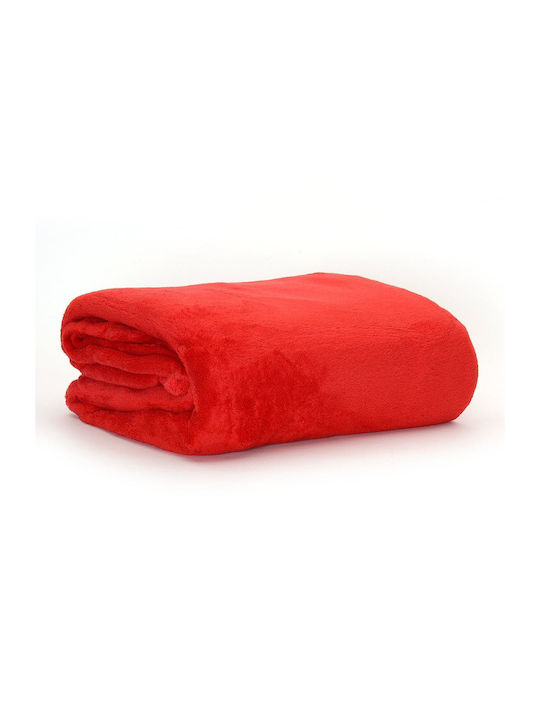 Κουβέρτα Καναπέ 130x170εκ. Red