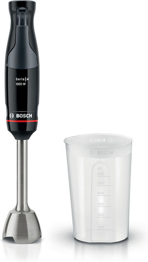 Bosch Serie 4 Ραβδομπλέντερ με Ανοξείδωτη Ράβδο 1000W Μαύρο