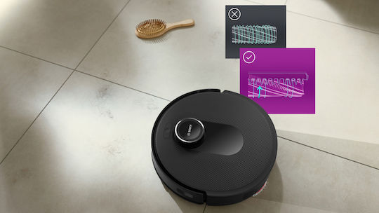 Bosch Spotless Max Σκούπα Ρομπότ με Χαρτογράφηση Laser & Απορρόφηση 11000Pa Μαύρη
