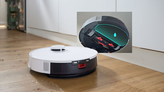 Bosch Spotless Advanced + Robot Vacuum Cleaner with Laser Mapping & 11000Pa Suction Power White