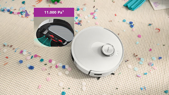 Bosch Spotless Advanced + Robot Vacuum Cleaner with Laser Mapping & 11000Pa Suction Power White