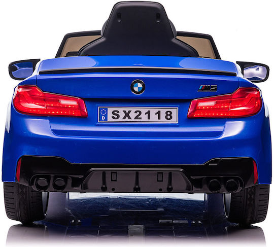 Kinder Auto Doppelsitzer mit Fernbedienung Lizensiert BMW M5 24 Volt Blau
